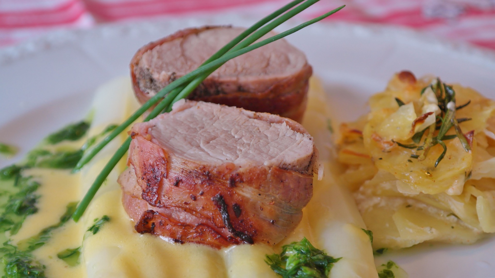 Bacon & Cabbage with Parsley Sauce