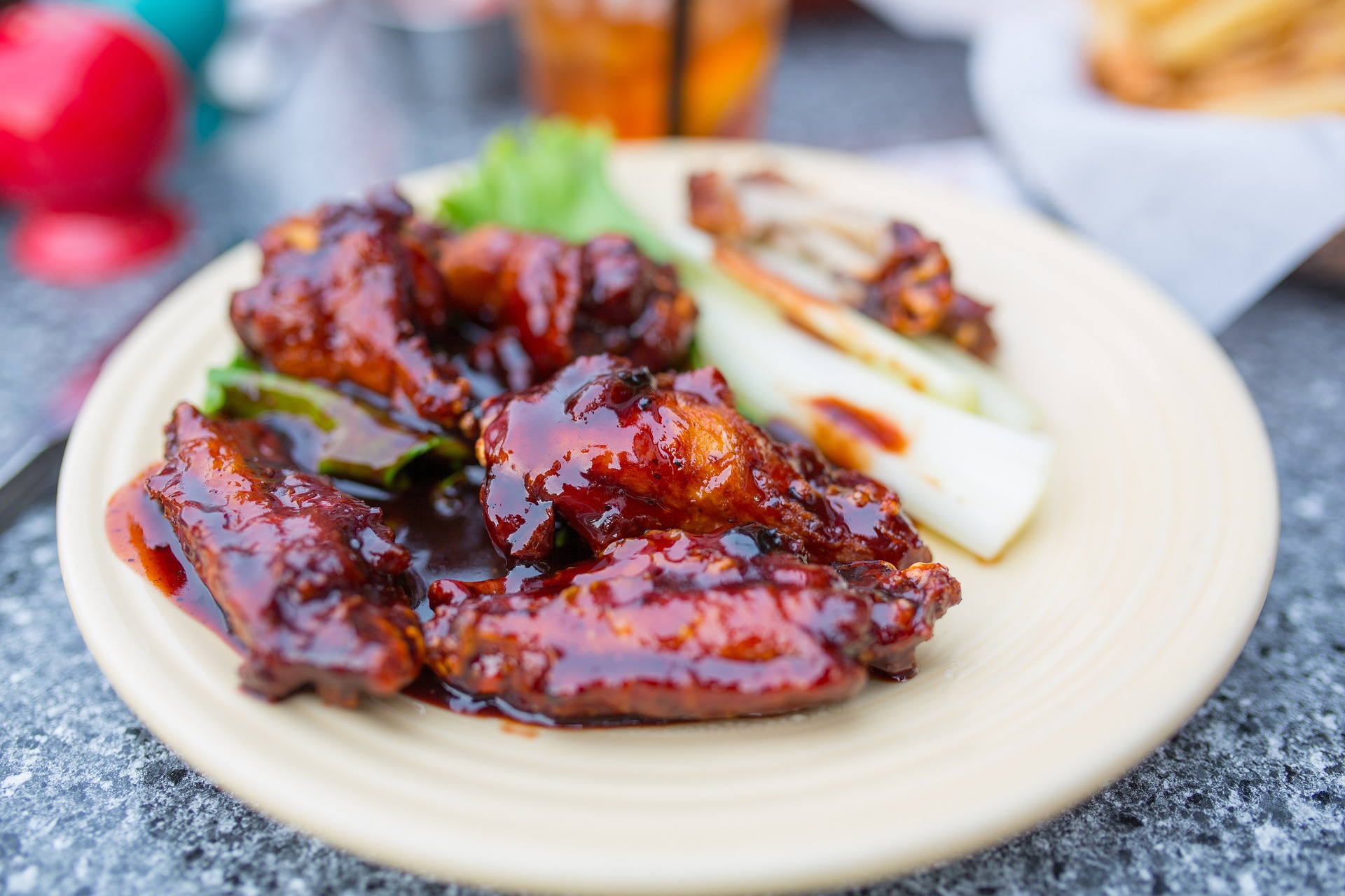 Whiskey BBQ Chicken Wings