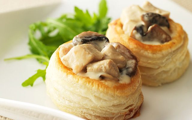 Chicken & Mushroom Vol Au Vents